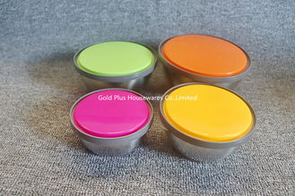 China Manufacturers vegetable food sealed stain storage box reusable keep food fresh bowls set with sealing cover supplier