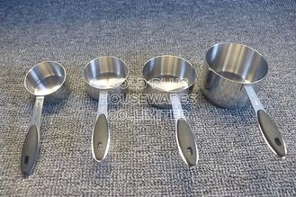China Baking gadgets micro suger coffee tea measuring spoons sets stainless steel 250ml measuring cups with silicone handle supplier