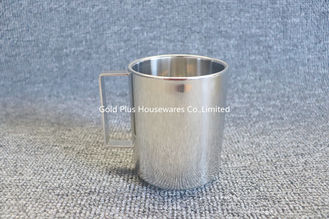 China Home and hotel stainless steel office cups custom wholesale 400ml japanese style vintage cafe cups with handle supplier
