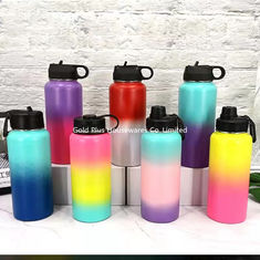 China Factory directly sell 22oz wide mouth double wall vacuum flask insulated stainless steel sports water bottle supplier