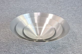 China Korea household 16cm hottest price wholesale metal steel bowl high quality fruit salad dessert bowls supplier
