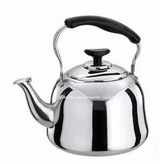 China Kitchen accessories turkish tea kettle pot water 5L stainless steel whistling kettle bright polished water kettle supplier
