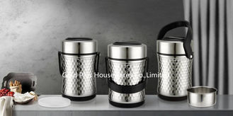 China Factory selling vacuum thermos jar for school hot food flask food jar with spoon 2L vacuum tumbler lunch box with lid supplier