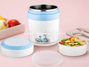 China Super market hot sales vaccum jar container thermos food pot baby food flask 1.5L customized plastic thermos soup bottle supplier