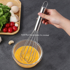 China Professional kitchen accessories hand held manual egg beater stainless steel hand egg milk frother whisk supplier