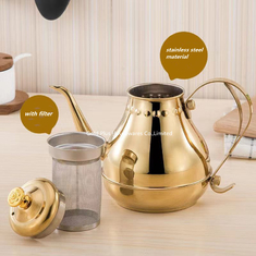 China Arabic style hot sale cafetiere portable coffee pot fine mouth personalized stainless steel turkish coffee pot supplier