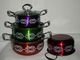 2015 hot double color cookware set &amp; colorful stainles steel pot&amp; cooking pot supplier