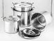 6L/10L/12L/16L 4pcs high quality stainless steel cookware set &amp; 24 /26/28/30cm cooking  pot &amp; 8pcs  410# stcok pot supplier