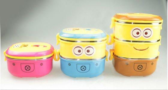 color lunch box &amp; 2-4 layer lunch box&amp; keep warm food carrier&amp; lunch box for kid's &amp; plastic +stainless steel lunch box supplier