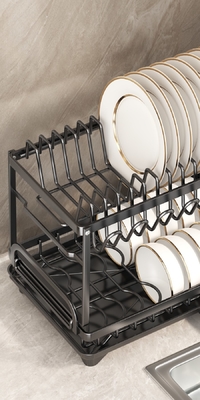 Kitchen Dish Rack Easy To Assemble Folding Rack for Organizational Needs supplier