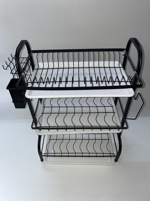 Rectangular Kitchen Product in Vibrant Color for Room Space 43CM 3 Layers black ,gold,green supplier