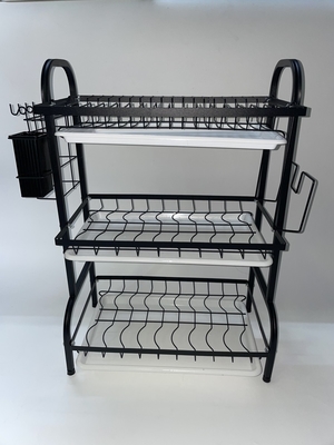 Rectangular Kitchen Product in Vibrant Color for Room Space 43CM 3 Layers black ,gold,green supplier