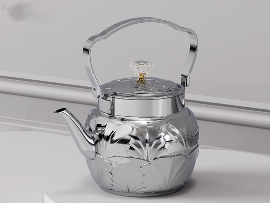 1.0L-3.0L whisting kettle ,gold color & sliever color ,Applicable to open flame and induction cooker supplier
