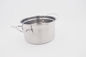 4pcs Casserole set silver cooking pot cheap price stainless steel hot steamer wiht lid supplier