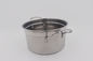 4pcs Pot and pans induction stainless steel stock pot with steel lid pasta cooking pot supplier