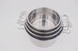 4pcs Kitcheware high quality hot steamer stainless steel stock pot with steel lid supplier