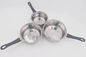3pcs Korean style stainless steel milk pan multi function pot with cover supplier