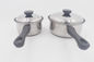 3pcs Kitchenware stainless steel mini pot milk pot with bakelite handle supplier