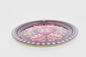 30cm Hot sale dinner plates chinese elements bone plate luxury round tray with flower background supplier