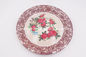 50cm New design round shape flower decal printed tray gift serving tray for wedding supplier