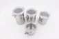 Set of 4 Refrigerator storage container stainless steel airtight canister with clamp coffee bean storage can supplier
