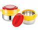 4pcs Camping food box thermos food warmer container stainless steel double heat preservation pot supplier