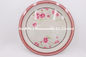 40cm Decor dishes plate for salad dinner SS flower decal pasta plate for hotel supplier