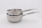 20cm Home cooking pot stainless steel basting bowl non-stick kitchen sauce pans with long steel handle supplier