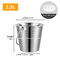 2.5L Bucket &amp; cooler &amp; holder type stainless steel mini ice bucket cheap steel ice bucket wine ice bucket supplier
