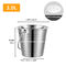 0.8-3L Barware easy cleaning stainless steel ice bucket with filter gasket  Home kitchen wine ice bucket for sale supplier