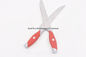 8 inches Portable multifunction strong quality knife red handle stainless steel cutting fruit petty knife supplier