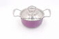 Double handle cookware for home kitchen casseroles stainless steel cooking soup hot pot set stockpot with steel cover supplier