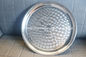 30cm Tableware dish kitchen accessories wholesale stainless steel round steak plate tray custom logo serving tray supplier
