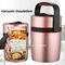Portable thermal lunch box thermo container pink thermos food jar vacuum stainless steel drinking cup for soup yogurt supplier