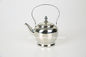 20cm Durable stainless steel water fast boiling kettle silver color kitchen tea kettle double wall hotel water kettle supplier