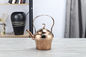 1L.1.5L,2L Special design household water kettle long handle coffee pot rose gold color metal steel unbreakable teapot supplier