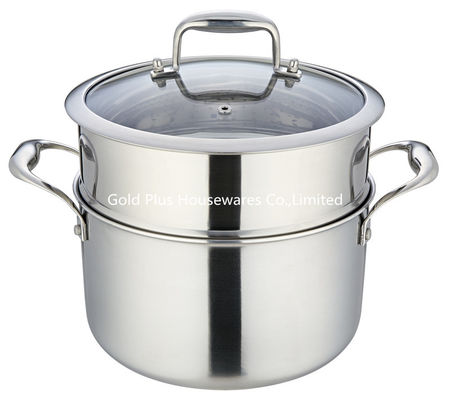 18,20,22,24cm Home cooking stainless steel large cooking stock pot induction cooker stew pot supplier