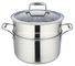 18,20,22,24cm Home cooking stainless steel large cooking stock pot induction cooker stew pot supplier