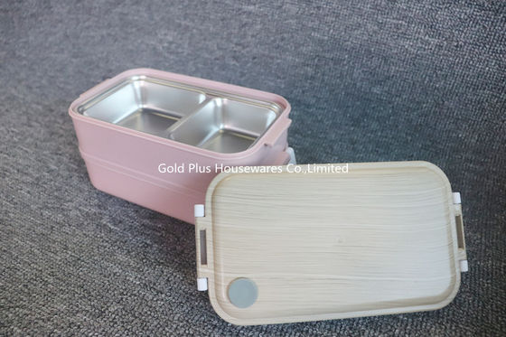 Prepared food container manufacturer eco-friendly square lunch box high quality stainless steel thermal food warmer supplier