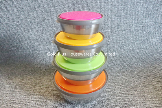 Beautifully shaped natural health reusable mixing bowl large capacity grade stainless steel salad bowl supplier