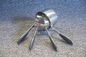 125ml Silver bakeware set multi purpose metal steel spoons measuring cups set of 4 for baking supplier