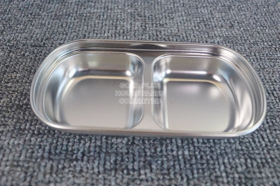 Wholesale updated 1-4 compartments sauce dish set tableware food grade 304 stainless steel sauce dish supplier