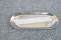 Tableware 24cm dia towel tray serving tray for spoon nordic style silver stainless steel dessert dining pate supplier