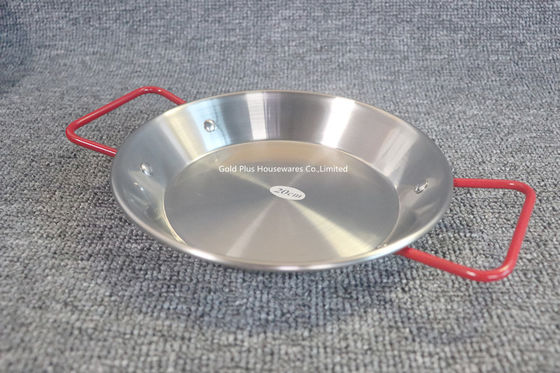 Kitchen fried cooking tool  20cm spanish seafood pasta paella pan non-stick flat frying pan saucepan supplier