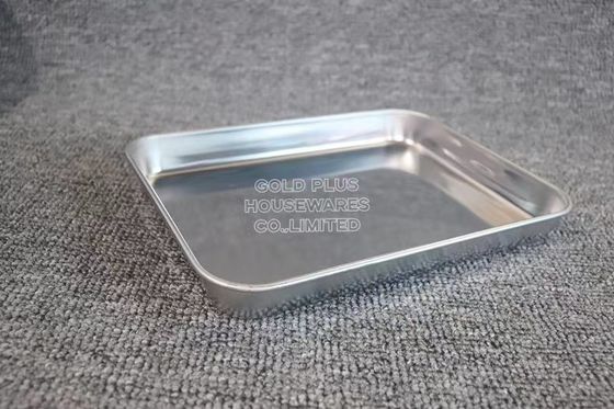 Restaurant big size towel tray stainless steel medical tray with different size good quality bathroom makeup tray supplier