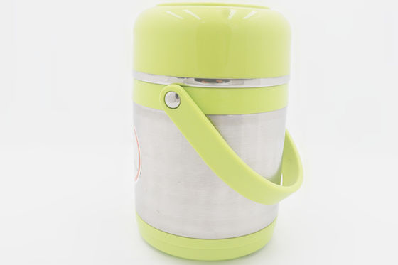 1.5L Outdoor used take away food container with plastic handle stainless steel portable food warmer