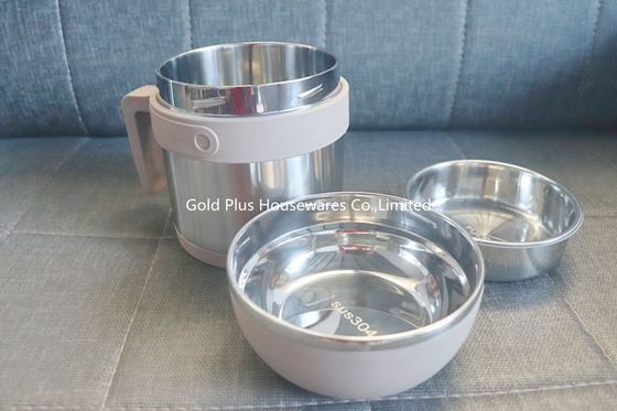 Hot sale 1.5L mini food jar flask with custom logo stainless steel takeaway food vacuum seal storage container