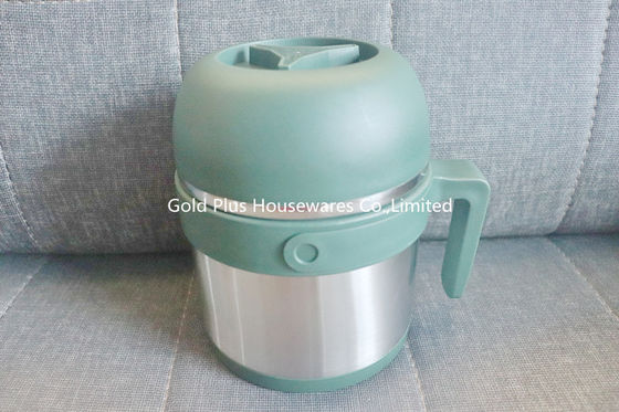 Back to school student lunch pot different sizes metal steel vacuum food jar high capacity lunch box with sealing lid